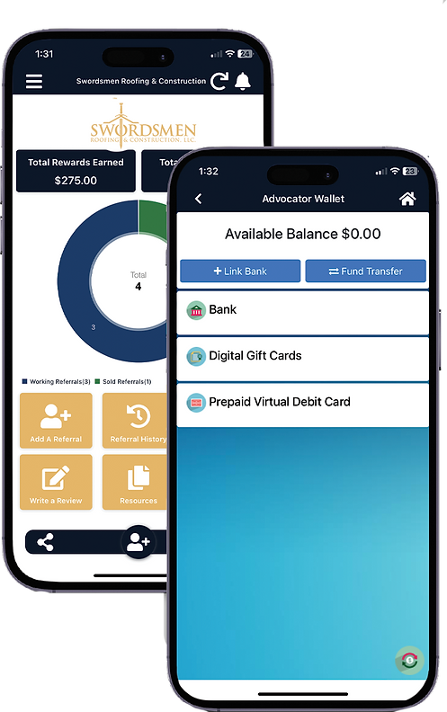 JOIN OUR REFERRAL PROGRAM AND BECOME A SWORDSMEN ROOFING ADVOCATE